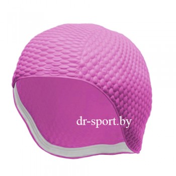 Шапочка для плавания 3115- розовый